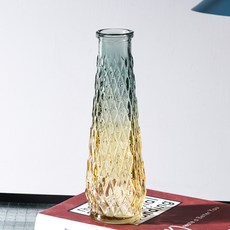 Veramang 地中海網紋玻璃花瓶, 黃綠色