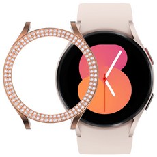 SPACE SHIELD Double Shine 水鑽防撞智慧手錶保護殼 40mm, 玫瑰金