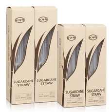 SUGARLAB 甘蔗吸管 大 2入 + 中 2入 組, 1套, 50入