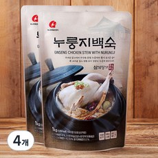 마니커에프앤지 누룽지 백숙 냉장, 1kg, 4개