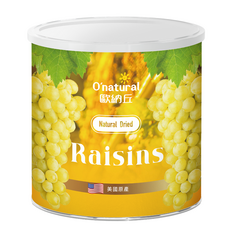 O'natural 歐納丘 美國加州藤掛天然葡萄乾, 360g, 1罐