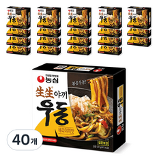 생생우동 생생야끼우동 데리야끼맛, 251g, 40개