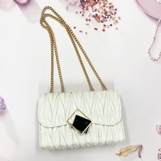 한땀작업실 체인 크로스 숄더백