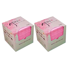 세미 뽑아쓰는 수세미 핑크, 30개입, 2개