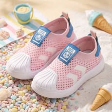 paperplaneskids 兒童無鞋帶網眼運動鞋