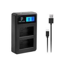Pureclear Fuji NP-W126 LCD 雙 USB 兼容充電器, JND-PURECLEAR-2