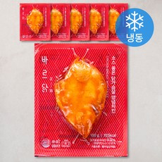바르닭 소스품은 닭가슴살 양념치킨 (냉동), 100g, 1개입, 6개