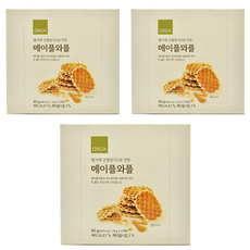 ORGA WHOLE FOODS 楓糖華夫餅, 80g, 3盒