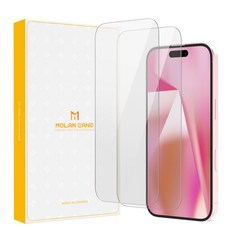 모란카노 플래쉬 강화유리 액정보호필름 2매, 1세트