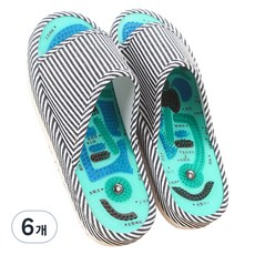 MAME指壓拖鞋, 6個, 灰色