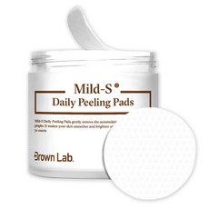 Brown Lab. Mild-S保濕去角質棉片, 155ml, 1罐