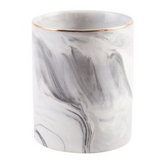 陶瓷化妝刷收納盒, 灰色, 1個