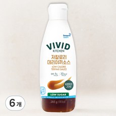 비비드키친 저칼로리 데리야끼 소스, 285g, 6개