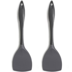 ssueim 簡約矽膠鍋鏟, 2入, 灰色