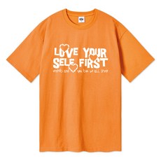 벤힛 Love heart 오버핏 통기성 반팔 티셔츠