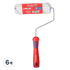워크프로 고급 페인트로라 와이어프레임 소프트그립 9 WP324013, 6개