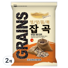 삼원농산 찰흑미, 2개, 1kg