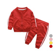 JOY MULTI 孩童長袖外套長褲運動套裝