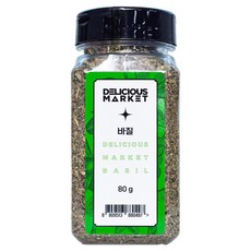 딜리셔스마켓 바질 럽드 향신료, 80g, 1개