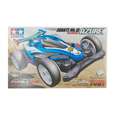 TAMIYA 田宮 四驅車 Avante Mk.III AZURE MS底盤 1/32比例, 蔚藍色, 1盒