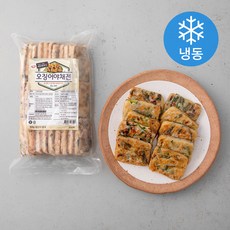 세미원 오징어야채전 (냉동), 900g, 1개