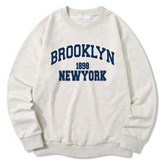 ILLUSO 中性款1898 New York柔軟厚棉長袖上衣