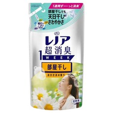 Lenor 蘭諾 日本原裝進口 1WEEK 一週間衣物消臭室內曬乾柔軟精 暖陽香 補充包, 920ml, 1包