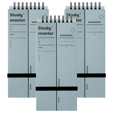 MUNID 單字記憶本 140張, 藍色, 3個