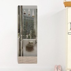 DTree 黏貼式壓克力長方形一體成型鏡 60 x 20 cm, 單一顏色