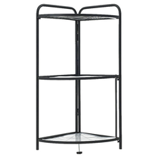 dayneeds 日需百備 角落折疊收納架, SBK0873875BK, 3層