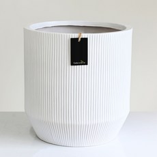 Garden in the City 現代居家圓形條紋大理石 2930, 白色, 1個