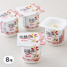 요플레 복숭아 멀티 4p, 340g, 2개