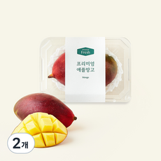 프리미엄 브라질산 애플망고, 470g, 2개
