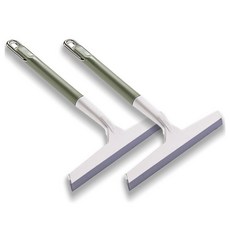 Livemore 簡約掛環手持除水刮刀, 綠色, 2個