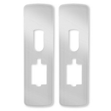 Milre 美樂 Miele 無孔門鎖加固板 銀色, 單品, 1組