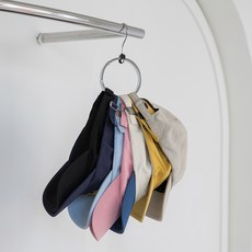 生活共感 皮帶 包包 領帶 帽子 收納整理架, 銀色, 1個