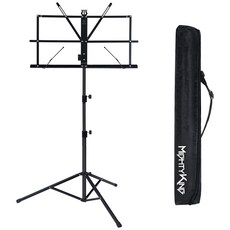 마이티킹 접이식 보면대 MUS1, 블랙, 1개