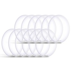 Market Plan 圓形防滑墊, 透明, 12個