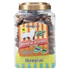 Boneplus 動能雙頭潔牙骨, 起司, 1.1kg, 1桶