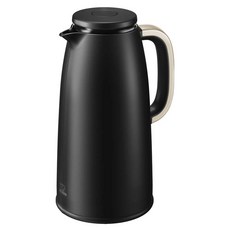 ZOJIRUSHI 象印 玻璃內膽真空保溫茶壺, 黑色, 1L, 1個