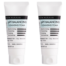 DermaFactory Vegan泛醇2%pH平衡泡沫洗面乳, 2個, 120g