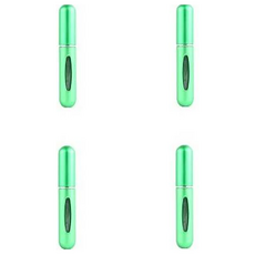 Dahaeyou 便攜式香水噴霧瓶 5ml, 綠色, 4個
