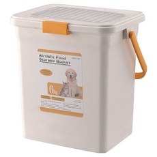 nature pet 經典寵物飼料桶, 1個, 17L, 白色