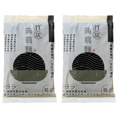 自在食刻 竹炭蒟蒻黑麵, 2包, 200g