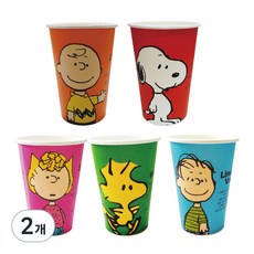 5種SNOOPY角色彩色紙杯, 100入, 2組
