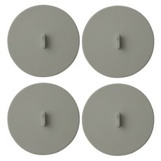 MONACO OLIVE 完全密合懸浮真空矽膠杯蓋 4入, 灰色, 4個