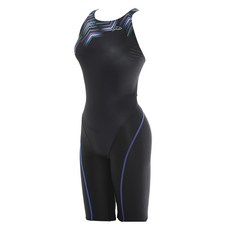 TORNADO SPORTS 女款X背五分連身室內泳衣 24PLR01