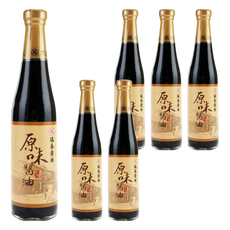 瑞春醬油 原味古早醬油, 420ml, 6瓶