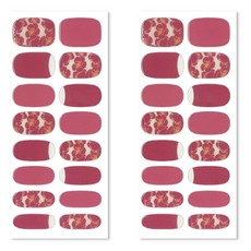 벨랑시 리얼 젤 네일 스트립 베이직 네일스티커 16p, 카밀리아가든, 2개