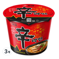 신라면 큰사발면 114g, 3개 3개